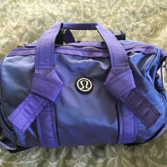 lululemon purple gym bag